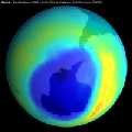 Antarctic Ozone Hole in 2000  NASA