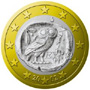Griekse 1-euro munt